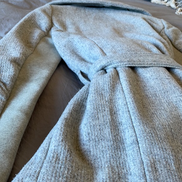 BCBG Gray Wrap Wool Coat - Picture 10 of 14